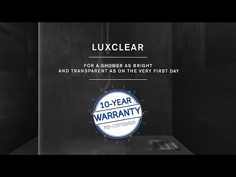 Luxclear anti-corrosion shower glass by AGC
