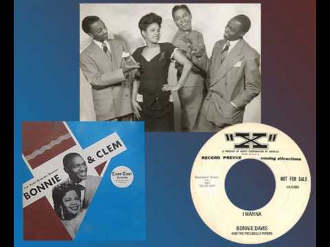 BONNIE DAVIS & Piccadilly Pipers - I Wanna (1954) Doo-Wop