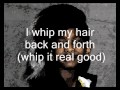 Willow Smith - Karaoke - whip my Hair HQ backup ...