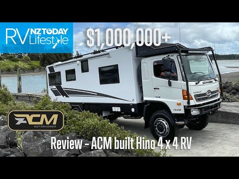 $1M+ LUXURY OFF-ROAD BEAST! ACM BUILT Hino 4 x 4 RV off-road motorhome built in NZ #vanlife #rvlife