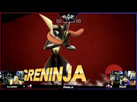 SSB4 Pools Revolt 2017 @ GGG Singles Pools Illusion (Greninja) Vs. Diago (Marth)
