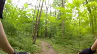preview picture of video 'Mountain Biking at John Bryan State Park'