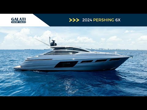 2024 Pershing 6X For Sale – MAN V12 Power, Seakeeper NG6, Dynamic Positioning