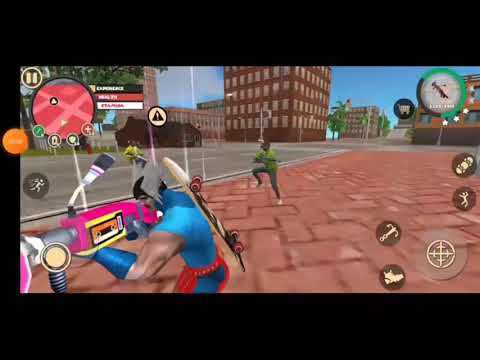 Rope hero voice town fun with dancing gun dance in all peopel and vehical