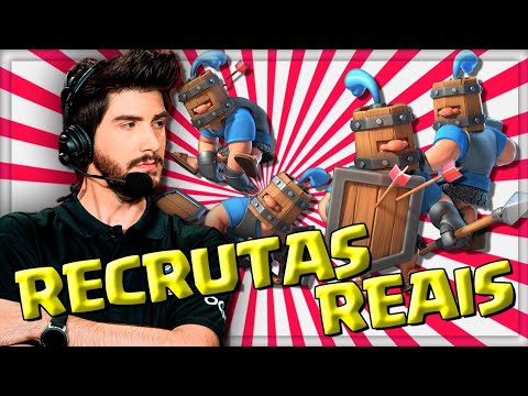 O DECK DE RECRUTAS REAIS COMPETITIVO DO CLASH ROYALE!