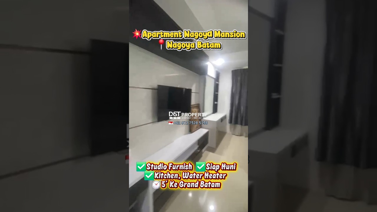 Nagoya Mansion Studio Furnish Dekat Thamrin Grand Batam Bcs
