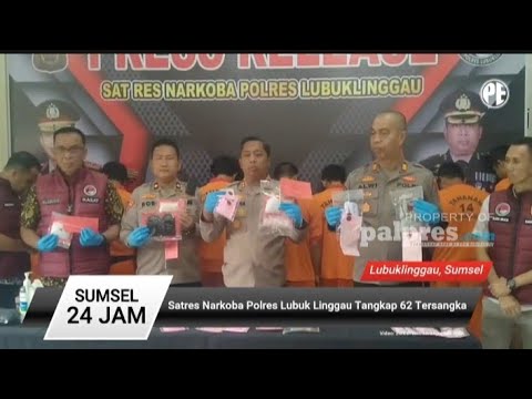 Satres Narkoba Polres Lubuk Linggau Tangkap 62 Tersangka