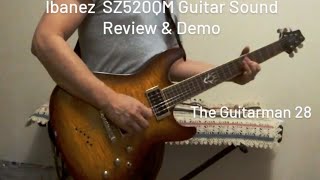 Video thumbnail for Ibanez SZ520QM Quilted Flame Maple Electric Guitar Sound Check & DEMO by The Guitarman 28