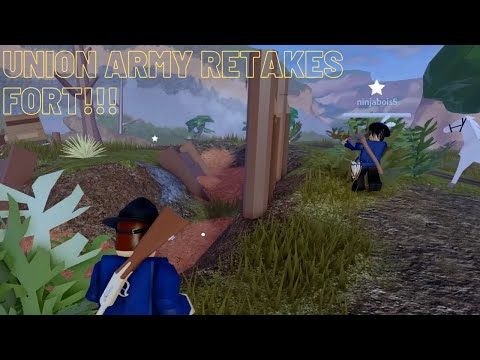 Union Army Retakes Fort Henry From Enemies l The Wild West l Roblox