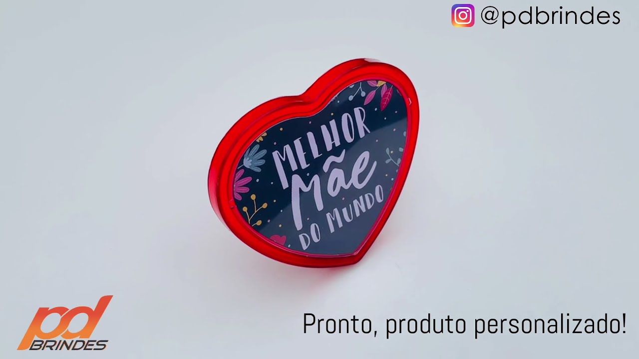 PORTA RETRATO CORAÇÃO para PERSONALIZAR | PD BRINDES