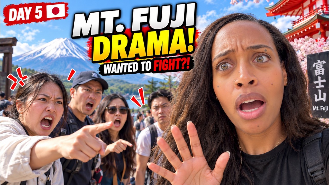 Melli Catches Strangers Looking At Her Funny On Mount Fuji