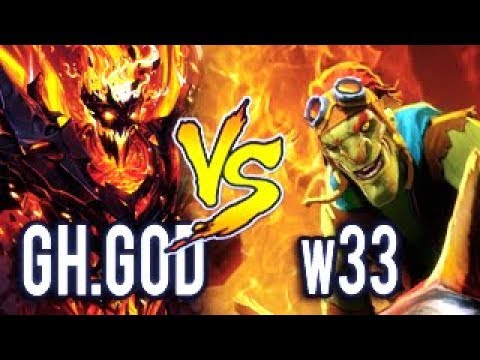 Gh-God Vs w33 - Rage Quit I'm Sorry WTF Dude Dota 2