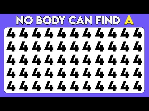 Find The Odd One Out | Test Your Observation Skills 👀 | Number and Letter Edition