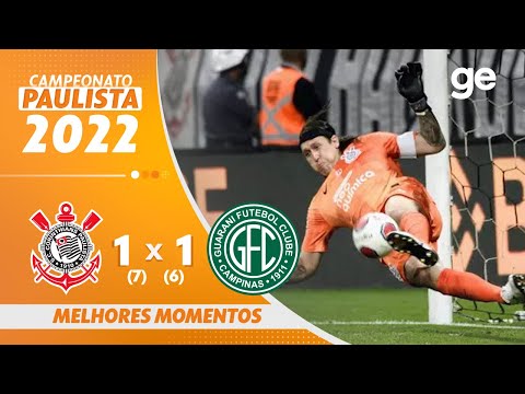 Vídeo / Corinthians 1(7) X 1(6) Guarani - Paulistão 2022!