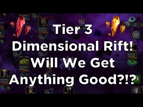 Tier 3 Dimensional Rift! - Will We Get Anything Good?!? - Marvel Contest of Champions