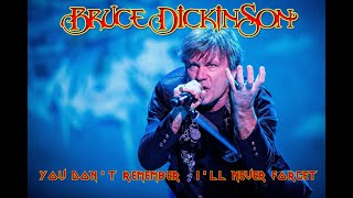 Bruce Dickinson - You Don&#39;t Remember, I&#39;ll Never Forget (AI Yngwie Malmsteen cover)