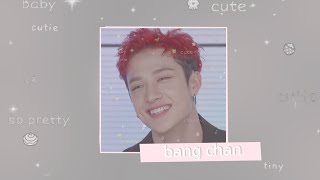 soft/cute bang chan clips