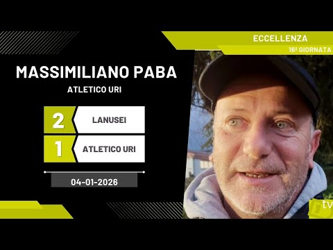 Massimiliano Paba coach Atletico Uri 04 01 2026 Sports Diary