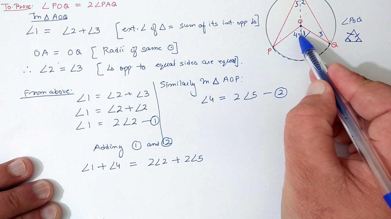 Chapter:10 Theorem: (10.8)(10.9)(10.10)(10.11)(10.12) Circles | Ncert Maths Class 9 | Cbse.