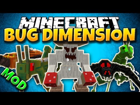 UNBELIEVABLE! Bug Dimension in Minecraft Mod! 🐞🌿