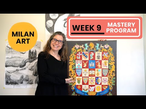 SECTION 12   My Milan Art 🖌️🎨Mastery Program Review Final Section of Part 1!!