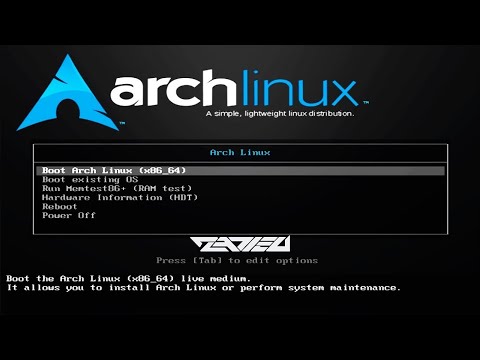 Arch Linux Instalación Maquina Virtual