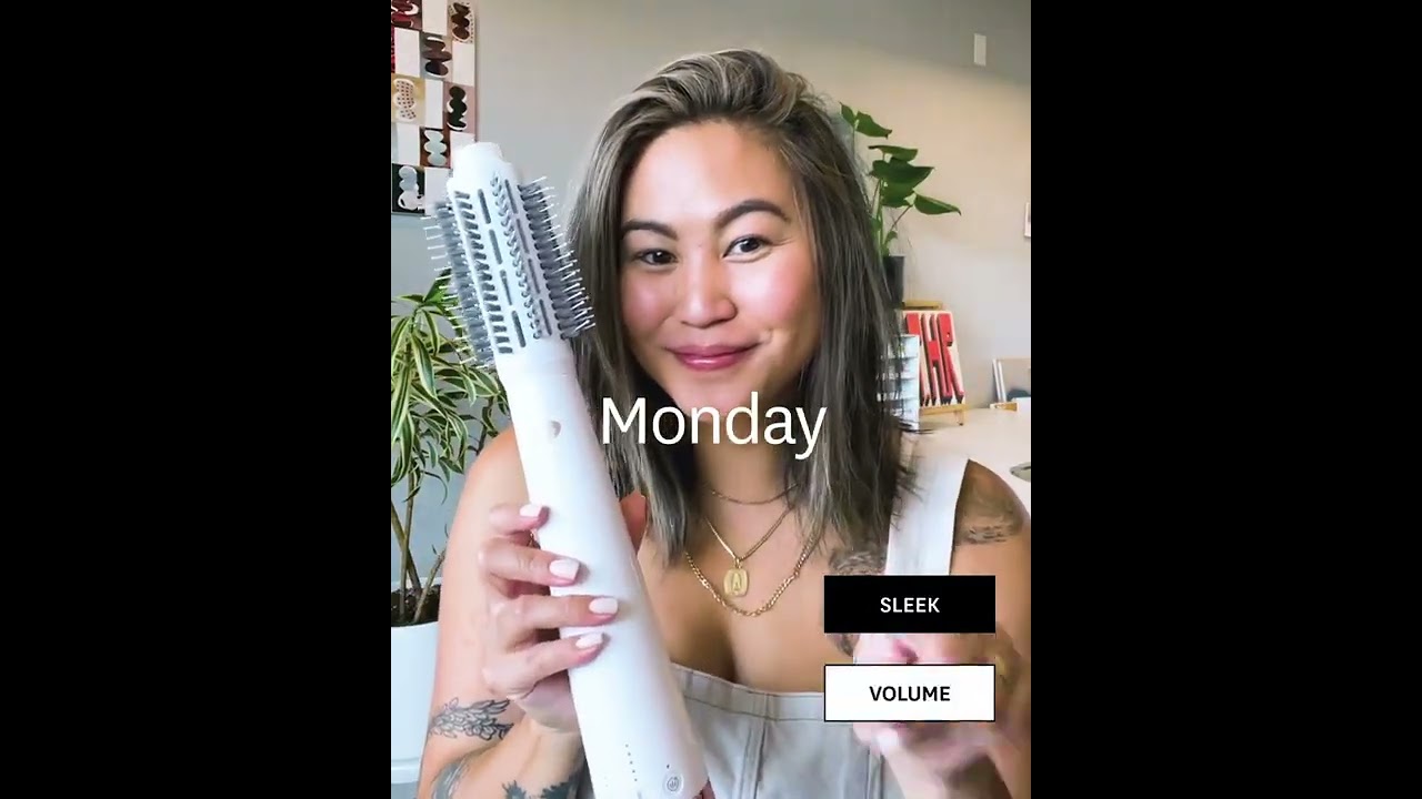 T3 - AireBrush Duo Interchangeable Hot Air Blow Dry Brush