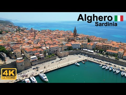 Alghero Sardinia -Italy 4K Walking Tour&Drone footage#sardegna #sardinia #sunset #italy