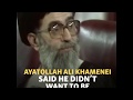 Iran's Supreme Leader In 1989: 'I Am Not Qualified'