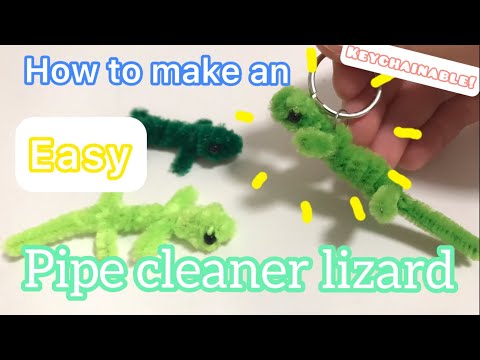 How to Make an Easy Pipe Cleaner Lizard | DIY Tutorial