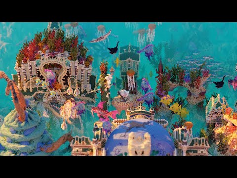 Varuna - [Minecraft Timelapse] Neptunopolis - Underwater Map by CreativeBlocks | 4K 60FPS
