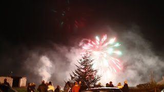 preview picture of video 'Fireworks at Hogmanay in Port Charlotte Islay'