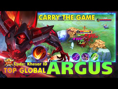 Argus Carry The Game! Top Global Argus by Khesar ID ~ MLBB
