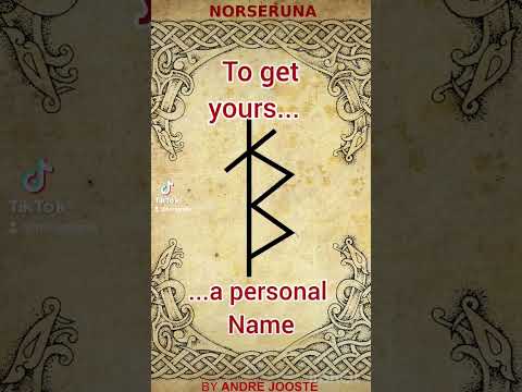 Comment your name, for details on your bindrune. #vikings #runes #bindrunes #norseruna
