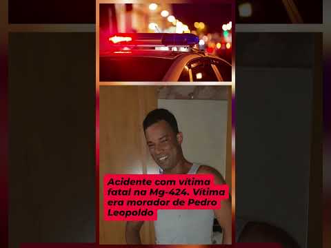 Tragédia na MG-424: motociclista  de Pedro Leopodo morre na madrugada