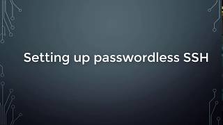 Enable password less SSH between Linux servers