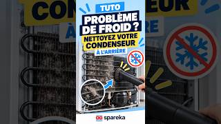 Frigo pas assez froid ? Nettoyez le condenseur à l’arrière