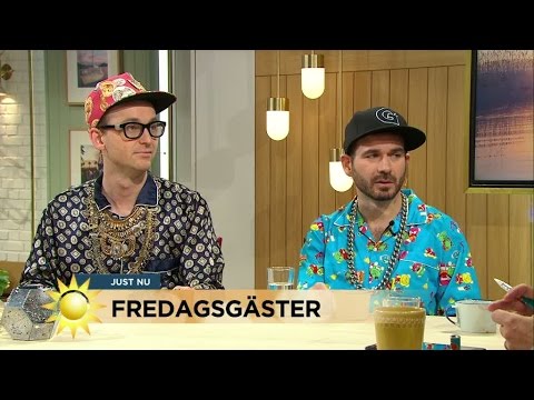 Rapduon Far & Son byggde gayklubb på Putins tomt på Åland - Nyhetsmorgon (TV4)