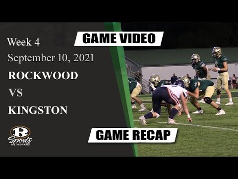 RHS Tiger Football - Rockwood Vs. Kingston Week 4 Game (9/10/2021)