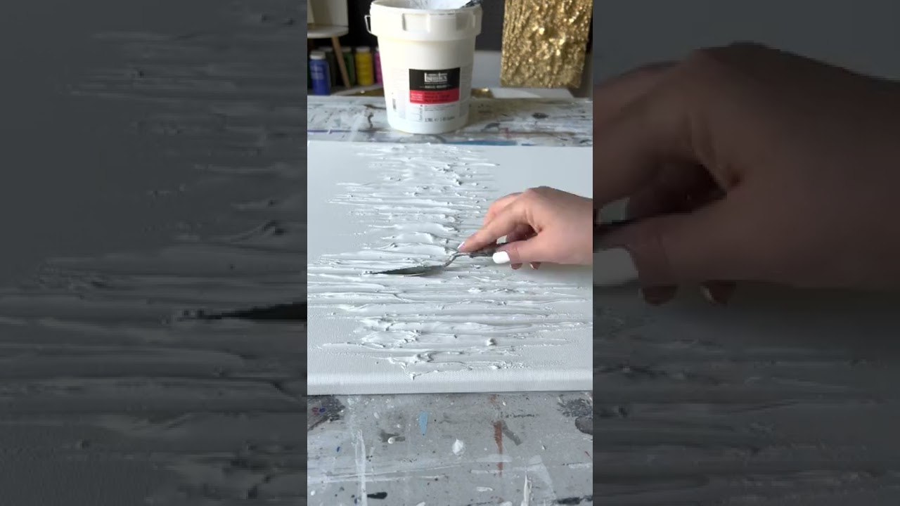 textured art on canvas tutorial