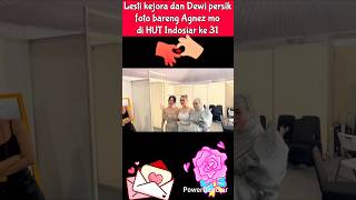 Download lagu Lesti Kejora and Dewi Persik take a photo with Agnez Mo #lestikejora #rizkybillar #leslar #lestib... mp3