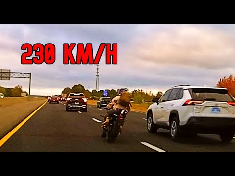 Une Course Poursuite à Moto qui Peut Très Mal Finir en Amérique