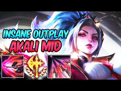 INSANE AKALI OUTPLAY - FULL AP GAMEPLAY | PRESTIGE COVEN AKALI | Build & Runes | League of Legends