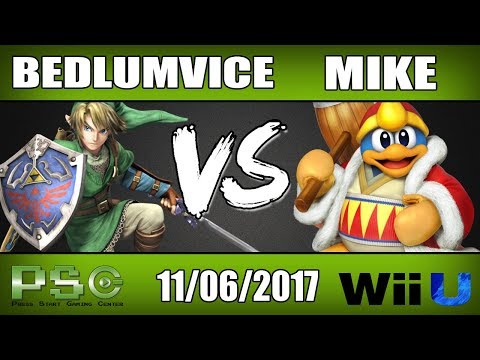 Bedlumvice (Link) vs Mike (King Dedede) - Wii U PSG S4M