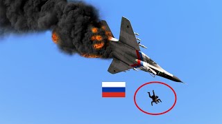 Russian Air Force Mig-29 pilot sacrifices his plane to survive a Ukrainian missile attack