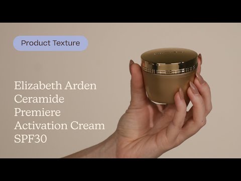Elizabeth Arden Ceramide Premiere Activation Cream SPF30 Texture | Care to Beauty
