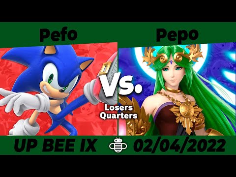UP BEE IX - Pefo (Sonic) Vs. Pepo (Palutena) - L. Quarters
