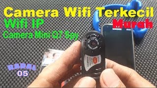 Camera Wifi Mini  Q7 Spy kamera mini wifi kamera pengintai mini cctv tanpa kabel