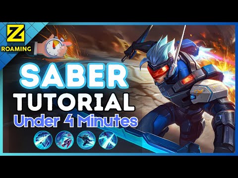 4-Minute Saber Tutorial in Roam || (MLBB S35) 2025