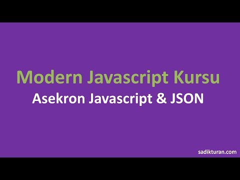 Javascript Ajax ile Json Veri Sorgulaması Nasıl Yapılır